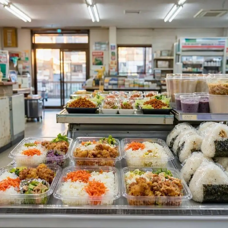 Quick Okinawa camper meals from convenience stores